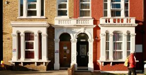 Semi-detached brick houses