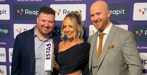 The Directors of The Levels Financial holding the award for best mortgage broker in the South West at the 2025 ESTAS awards