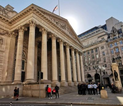 The Bank of England in London