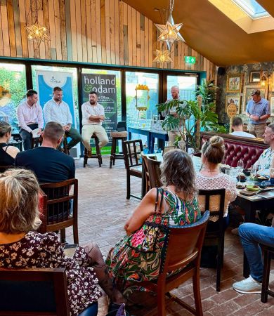 Three financial expert partaking in a Q&A sessions at a landlord and property investor networking event